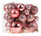 Senjie Rose Gold Christmas Tree Balls X32 0