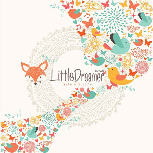 Little Dreamer Deco - Children's Decorative Wall Stickers Flowers Daisies Mt44 8