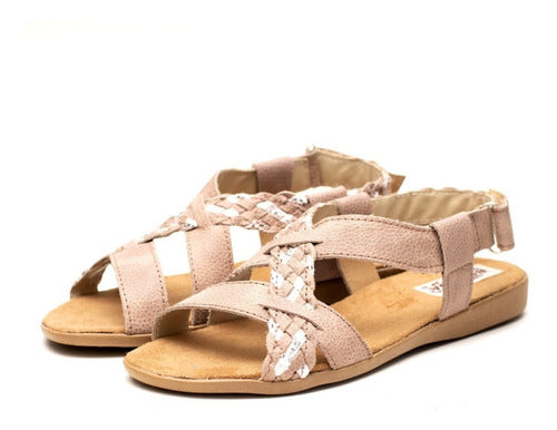 Handmade Padded Braided Cowhide Women's Sandals - Luly 31