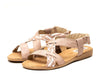 Handmade Padded Braided Cowhide Women's Sandals - Luly 31
