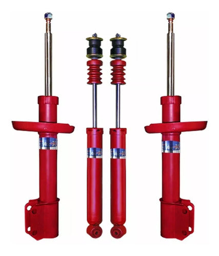 Combo x 4 Shock Absorbers for Chevrolet Corsa Classic 1.7D 0 0