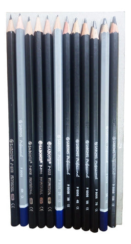 Sabonis Professional Set of 12 Graduated Graphite Pencils 0