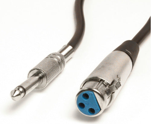 Cable Xlr Canon Hembra A Plug 6.5 Profesional 4 Mt Microfono 1