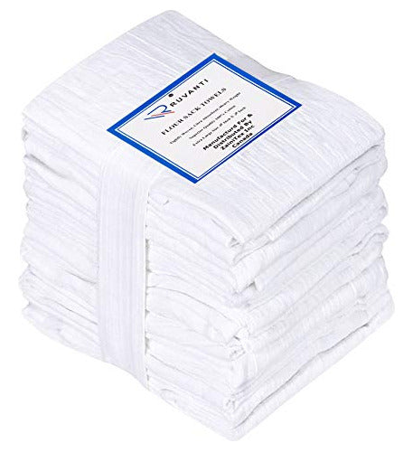 Ruvanti - Extra Large Pack of 12 Kitchen Towels 0