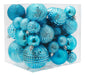 LUCKYCHRIS Christmas Ball Ornaments, Blue Christmas Tree Decoration 0