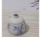 Hand-Painted Artisanal Glazed Ceramic Sugar Bowl 3