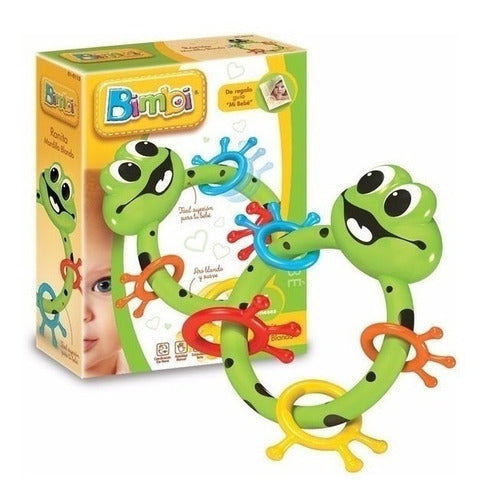 Bimbi Soft Teething Frog Toy 01-0113 2