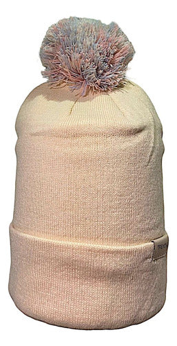 Trendy Plain Beige Women's Wool Winter Hat 13672 2
