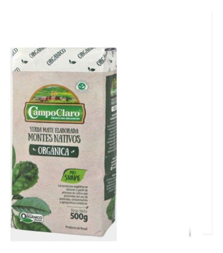 Yerba Mate Organica Campo Claro 500g Suave 0