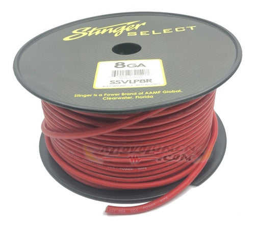 Stinger Select 8 Gauge Red Power Cable Per Meter 1