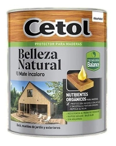 Cetol Belleza Natural Matte 4L Mapache 0