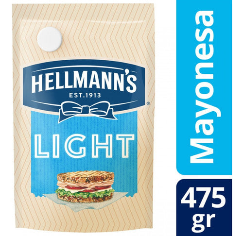 Pack X 24 Unid. Mayonesa  Light Dp 475 Gr Hellmanns Mayones 0