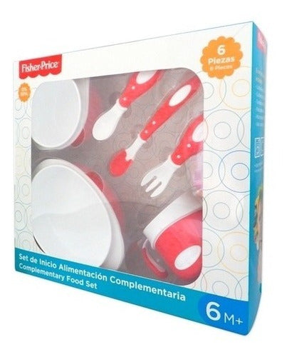 Fisher-Price Set Alimentación Bebe Comida 6 Pz Mfp3238 0