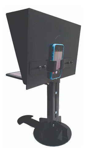 Teleprompter De Mesa P/ Dslr, Webcam E Celular + Controle Pr 6