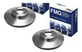 MG 2 Brake Discs for Fiat Palio Siena 1.6 1.7 Fire All 7