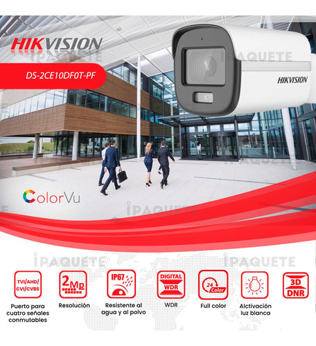 Hikvision Mini Security Camera Outdoor Full Color 2MP 1