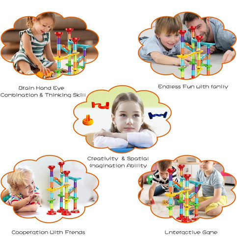 Marble Run Laberinto De Bolitas Didactico Juego 50 Pzs Tun 2