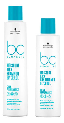 Schwarzkopf Moisture Kick Bonacure Shampoo + Conditioner Combo 0