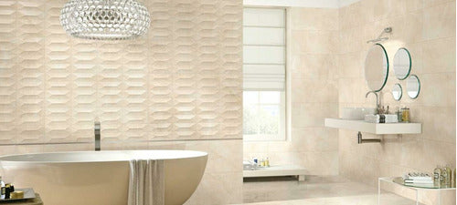 Ragno Porcelanato Para Piso Y Pared De 60x60 Travertino Mate 1