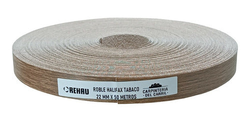 Canto Rehau Roble Halifax Tabaco 22 Mm X 50 M C/ Cola Egger 0