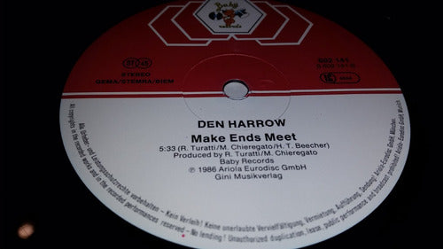 Den Harrow Bad Boy Vinilo Maxi Germany 1986 Impecable 2