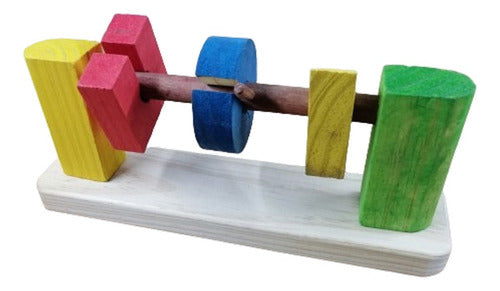 Hjklmn Horizontal Movement with Difficulty Wooden Educational Toy 0