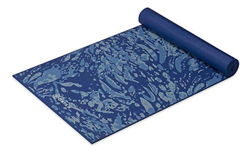 Gaiam Yoga Mat Premium Print Extra Grueso Antideslizante Eje 0