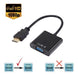 Adaptador Conversor Convertidor Hdmi A Vga Con Audio - Escar 2