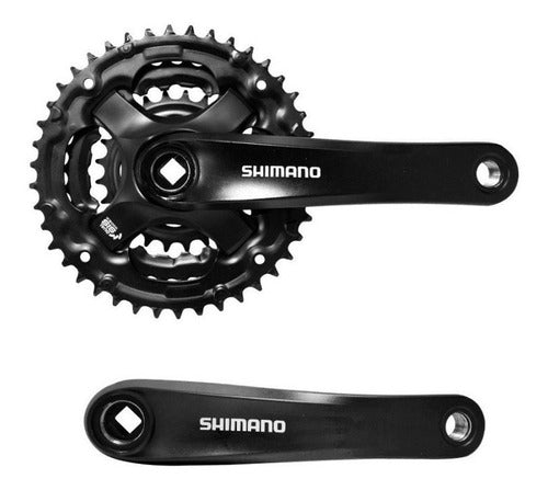 Shimano FC-TY501 6/7/8v 48-38-24 Crankset Planet Cycle 0