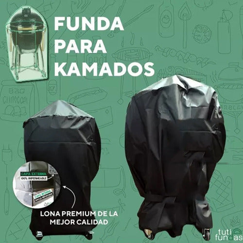 Tuti Fundas Funda Cubre Kamado Tromen Puma 18 Medium Lona Impermeable 3