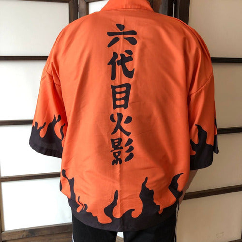 GB Kimono Sublimado Hokage Naruto Talle Unico Gastovic Anime 3