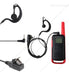 Fone De Ouvido Microfone Para Walkie Talkie Uhf Motorola Ht 6