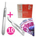 Kit Mango Bisturi N3 + 10 Blades N15 Dermaplaning Podiatry 1