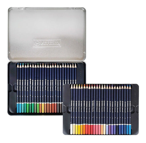 Stabilo 48 Color Schwan Art Pencils in Metal Case 1