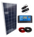 Kit Placa Solar 150w Controlador 30a Lcd Cabos 0