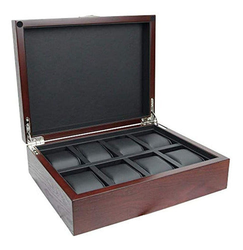 Decorebay Executive Unisex Watch Display Box for 8 1