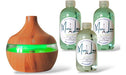 Mon Lieu Humidifier + Pack of 3 Camphor and Eucalyptus Essences 0