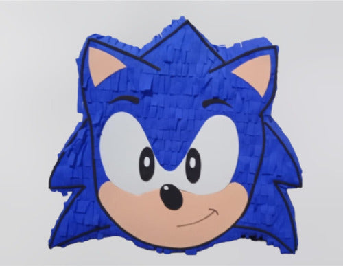 Sakura Artesania Piñata Cara Sonic Piñatas Sonic 1