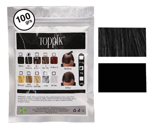 Toppik Hair Fibras Refill 100 Grs 0