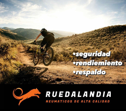 Ruedalandia Pack 2 Bicycle Tires 29x2.125 + 2 Tubes 29x2.125 2