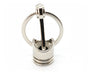 Silver Piston Keychain Automotive Car Gift Key Chain Ring 2