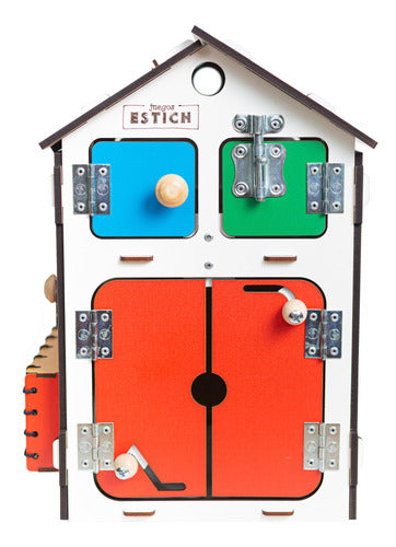 Montessori Locks Challenge House Educational Toy by Estich 3