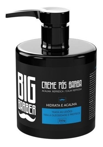 Combo Creme Pré E Pós Barba Big Barber 350g Caixa 6 Unidades 2