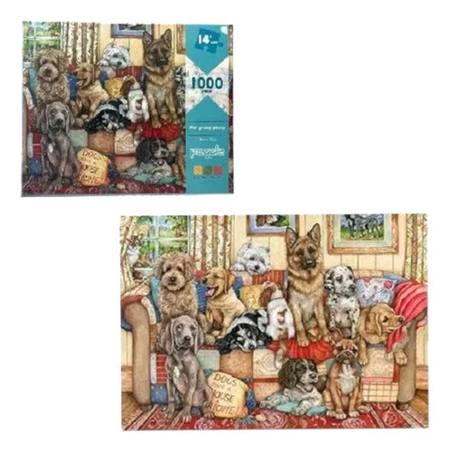 Rompecabezas Puzzle X1000 Pet Group Photo Perritos Fd1000269 1