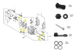 Kit Borracha Reparo Pinça Freio + Parafusos Cbx 250 Twister 1