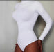Comfortable Long Sleeve Cotton and Lycra Bodysuit Model C 4