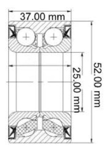 Rodax / Tormax Kit X4 Front and Rear Bearings for Renault 9 / 11 (up to '95) 2