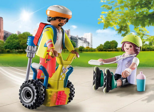 Set Playmobil Rescate Con Balance Racer Starter Pack Ub 1