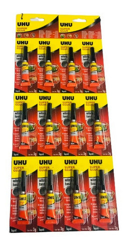 UHU Super Glue X 3g Adhesivo Instantáneo X12 Ar1 42400 0