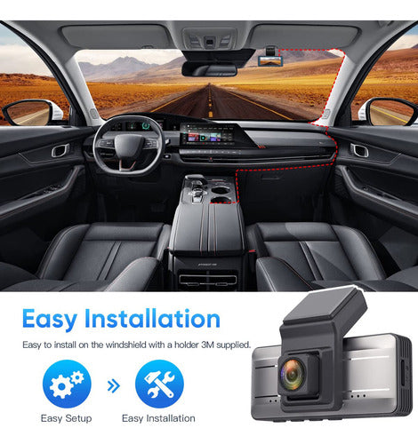 DakRide Dashboard Camera for Cars, Full HD 1080P Dash Cam 6